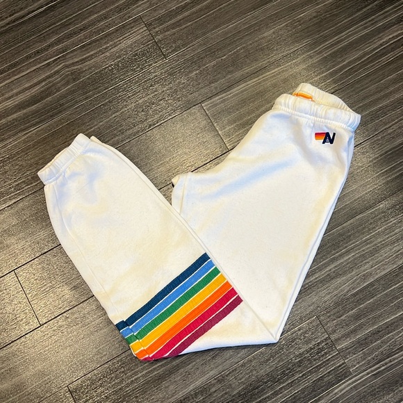 Aviator Nation Rainbow Stitch Sweatpants - Picture 2 of 7